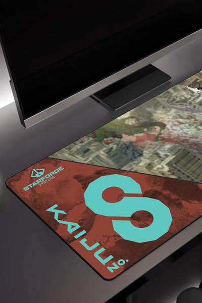 Hyakkei 004 - Kaiju No. 8 Gaming Desk Mat – Large Extended Mouse & Keyboard Pad
