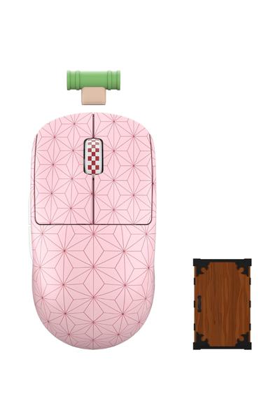 Pulsar Gaming Gears [Pulsar x Demon Slayer X2V2 Mini Wireless Gaming Mouse, 4K PC Mouse Mac Computer Mice, Optical Collectible Mouse, 26000 DPI, KAMADO NEZUKO (Superglide&4K dongle Included)