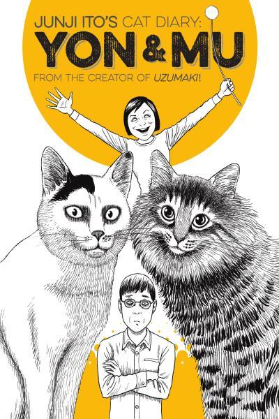 Junji Ito's Cat Diary - Yon & Mu cover