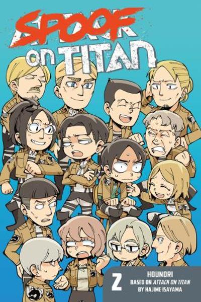 Spoof on Titan cover