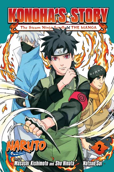 Naruto: Konoha's Story - The Steam Ninja Scrolls: The Manga cover