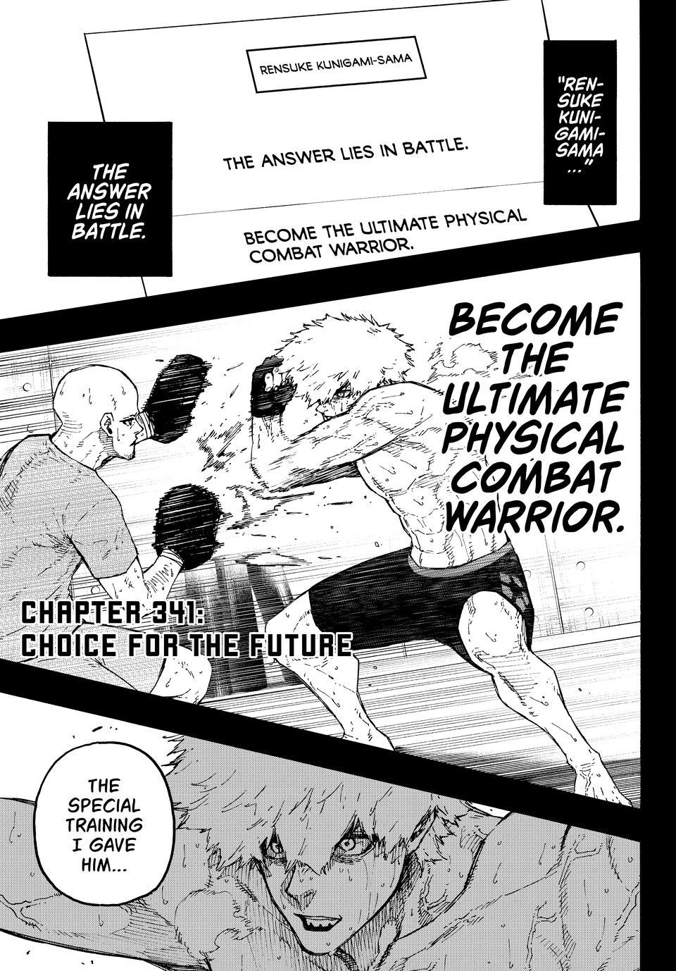 Blue Lock Chapter 341 - Page 1 - Blue Lock manga Chapter 341 manga